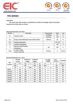 TPA100
 datasheet