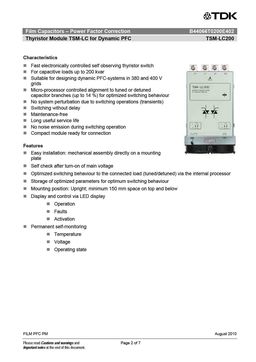 TSM-LC200
 datasheet #2