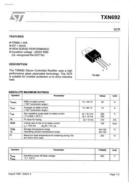 TXN692
 datasheet