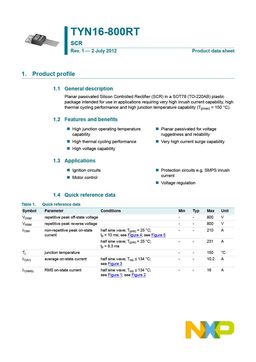 TYN16-800RT
 datasheet