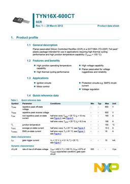 TYN16X-600CT
 datasheet