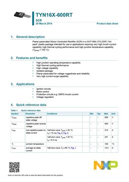 TYN16X-600RT
 datasheet