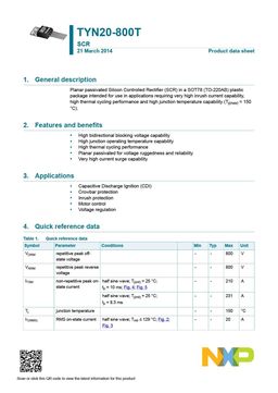 TYN20-800T
 datasheet