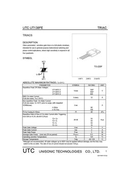 UT138FE-5
 datasheet