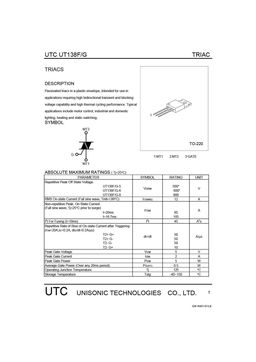 UT138G-8
 datasheet