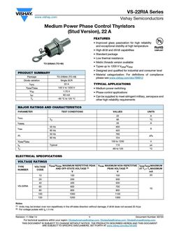 VS-22RIA
 datasheet