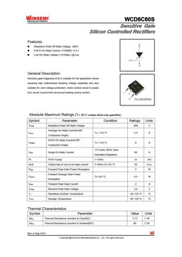 WCD6C60S
 datasheet