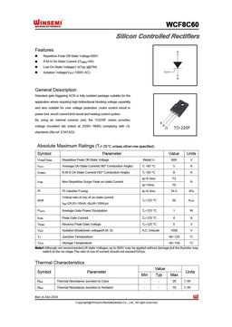 WCF8C60
 datasheet