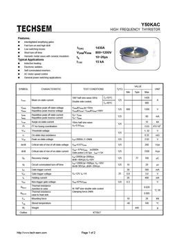 Y50KAC
 datasheet