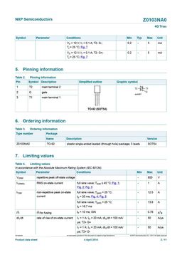 Z0103NA0
 datasheet #2