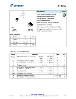 Z0103SA
 datasheet