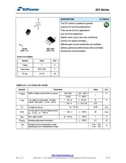 Z0110SA
 datasheet