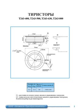 Т243-400-18
 datasheet