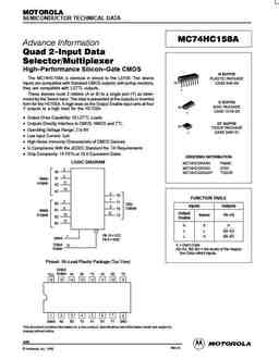 mc74hc158a