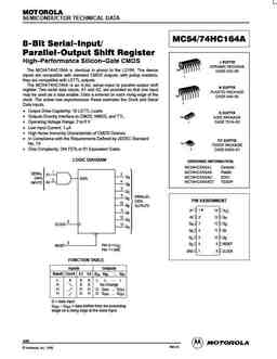 mc74hc164a