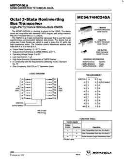 mc74hc245a