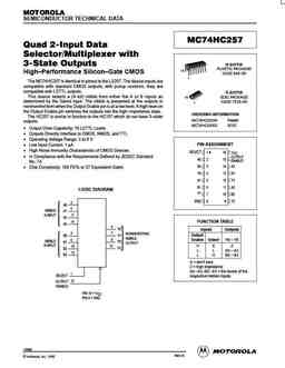 mc74hc257