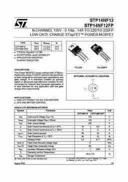 stp14nf12