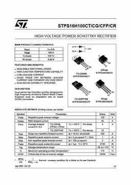 stps16h100ct