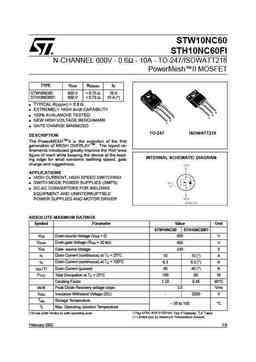 stw10nc60_sth10nc60fi