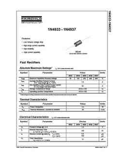 1n4937 PDF Datasheet. ALL TRANSISTORS DATASHEET. POWER MOSFET, IGBT, IC ...