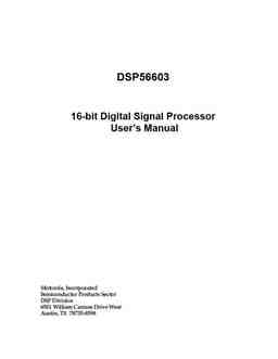 dsp56603um0