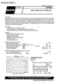 la7955 PDF datasheet. ALL TRANSISTORS DATASHEET. POWER MOSFET, IGBT, IC ...