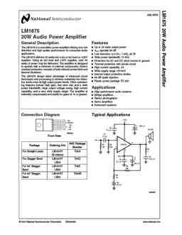 Lm1875 datasheet