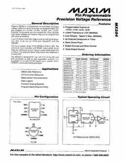 mx584 PDF datasheet. ALL TRANSISTORS DATASHEET. POWER MOSFET, IGBT, IC ...