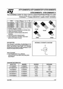 stp12nm50fd