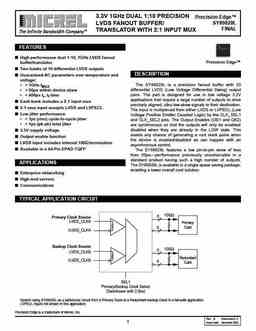 Sy89828l PDF Datasheet. ALL TRANSISTORS DATASHEET. POWER MOSFET, IGBT ...